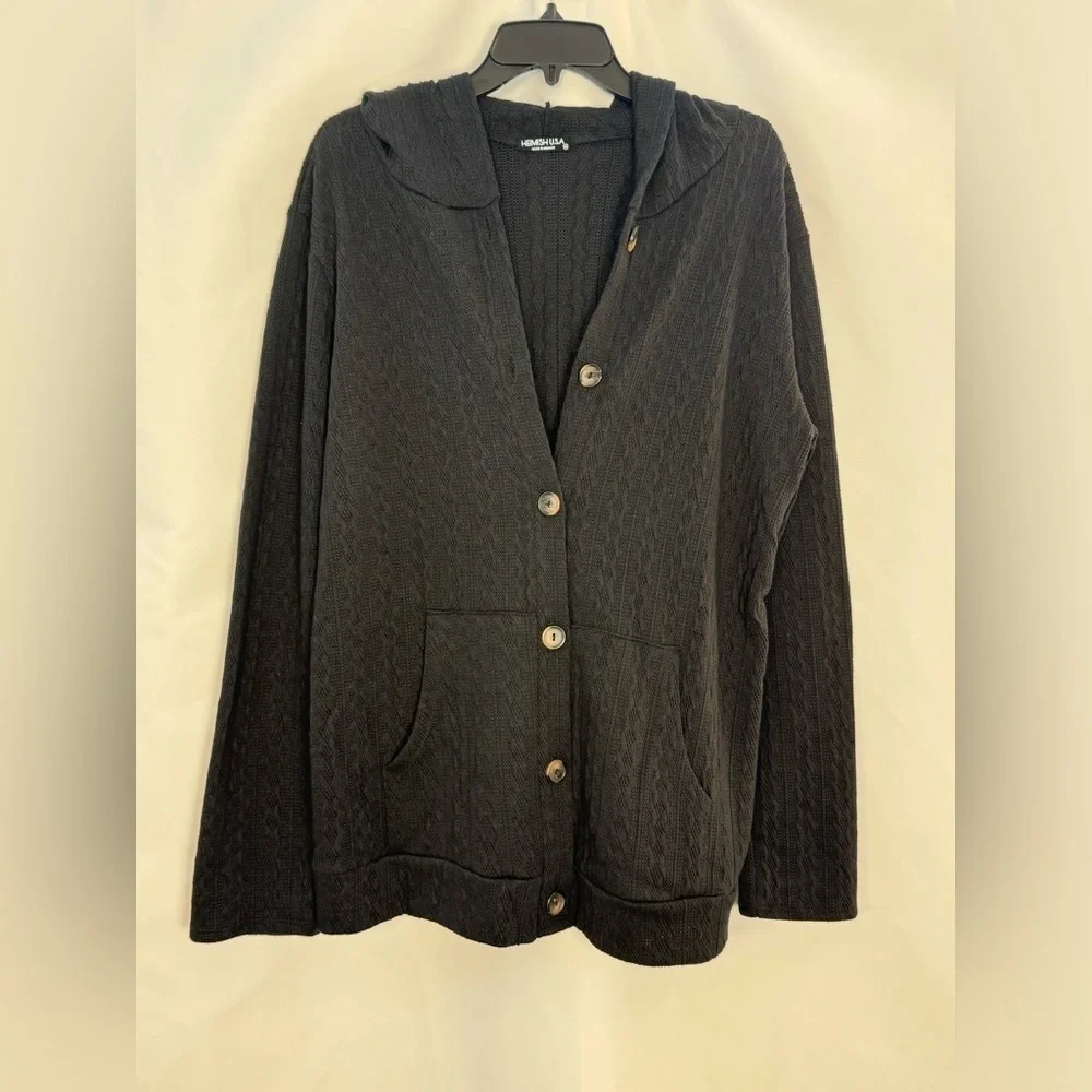 Heimish USA Button Down Hooded Sweater